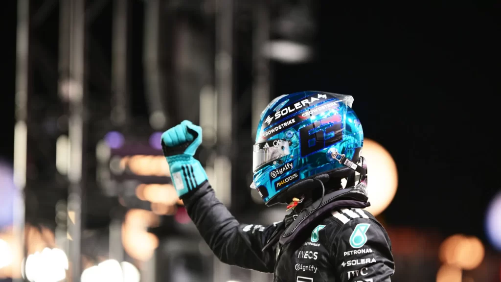 russell-supera-verstappen-e garante-pole-em-singapura;-bortoleto-cai-no-q1