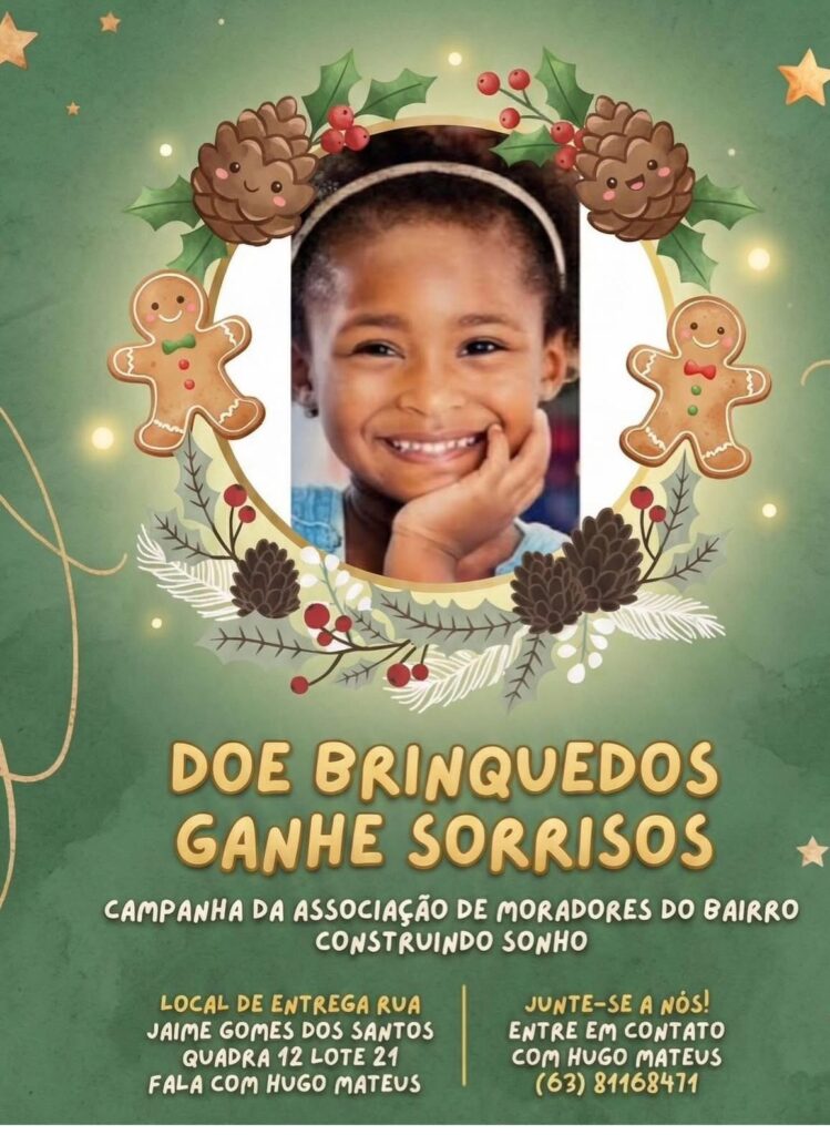 Líder Comunitário Hugo Mateus Impulsiona a Alegria do Natal em Araguaína com a Campanha Solidária