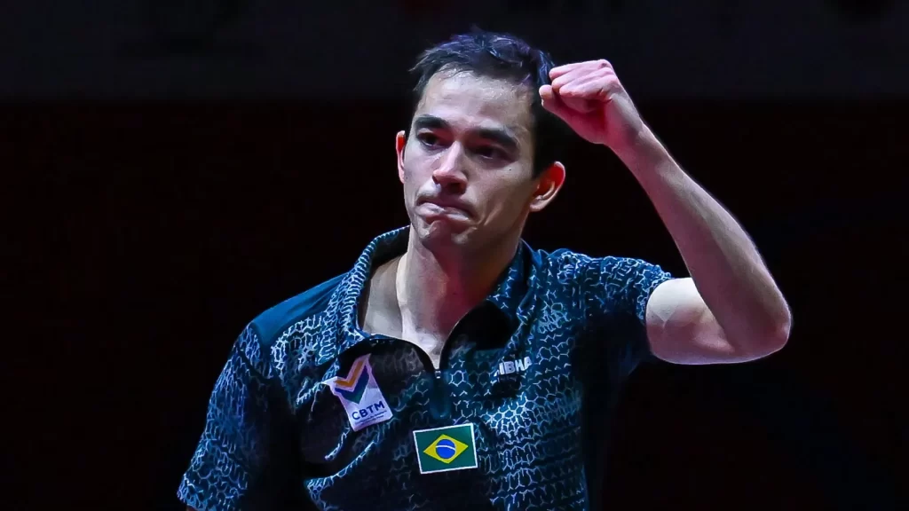 Hugo Calderano perde para Wang Chuqin e deixa disputa pelo 2º título consecutivo do WTT hugo-calderano-perde-para-wang-chuqin-e-deixa-disputa-pelo-2o-titulo-consecutivo-do-wtt
