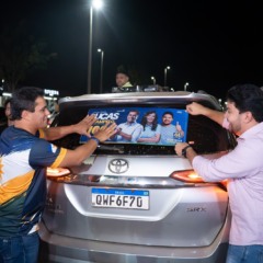Em Araguaína, Lucas Campelo e vice Atos Gomes mobilizam Via Lago com adesivaço em-araguaina,-lucas-campelo-e-vice-atos-gomes-mobilizam-via-lago-com-adesivaco
