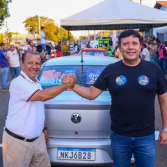 Em dobradinha na cidade, Alfredo Júnior e Otoniel mobilizam Porto com adesivaço em-dobradinha-na-cidade,-alfredo-junior-e-otoniel-mobilizam-porto-com-adesivaco